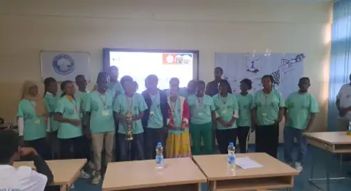 Fig: Students from House Euler in Green
