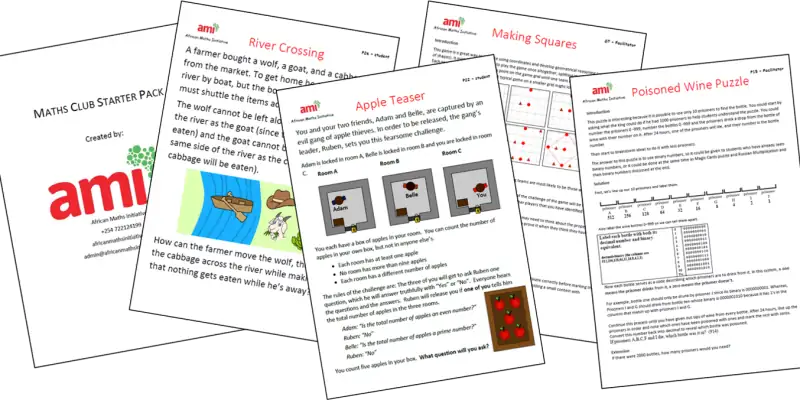 Maths Club Pack
